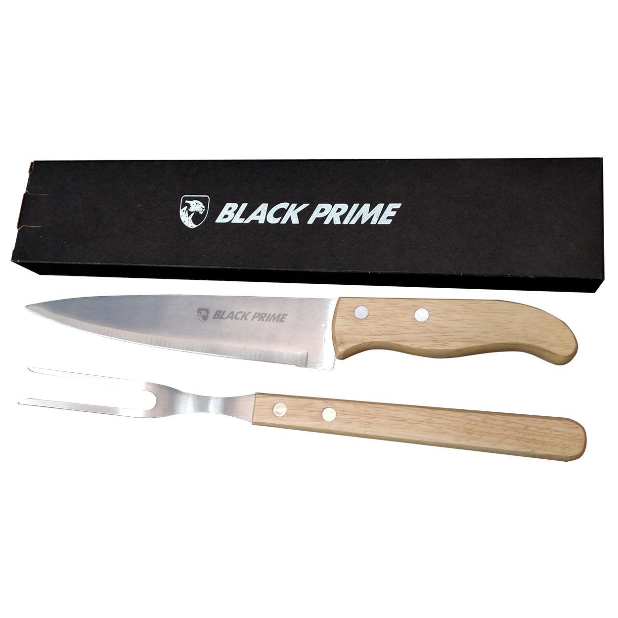Kit Churrasco Faca+garfo Black Prime- 2 Peças