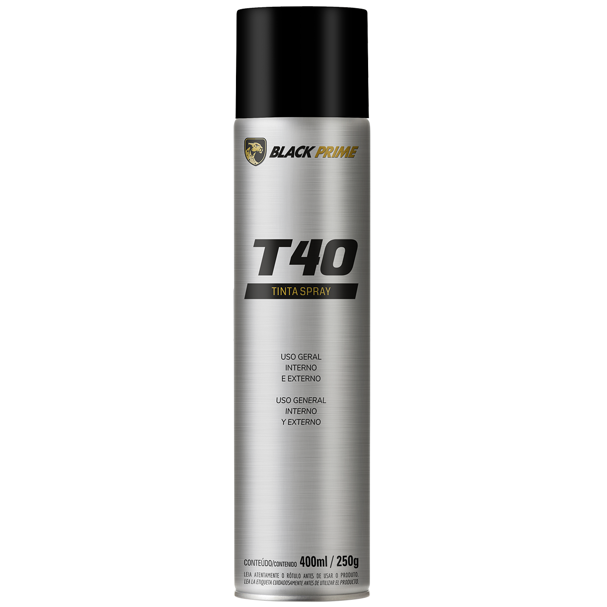 Tinta Spray Ug T40 Preto Fosco Black Prime 400ml
