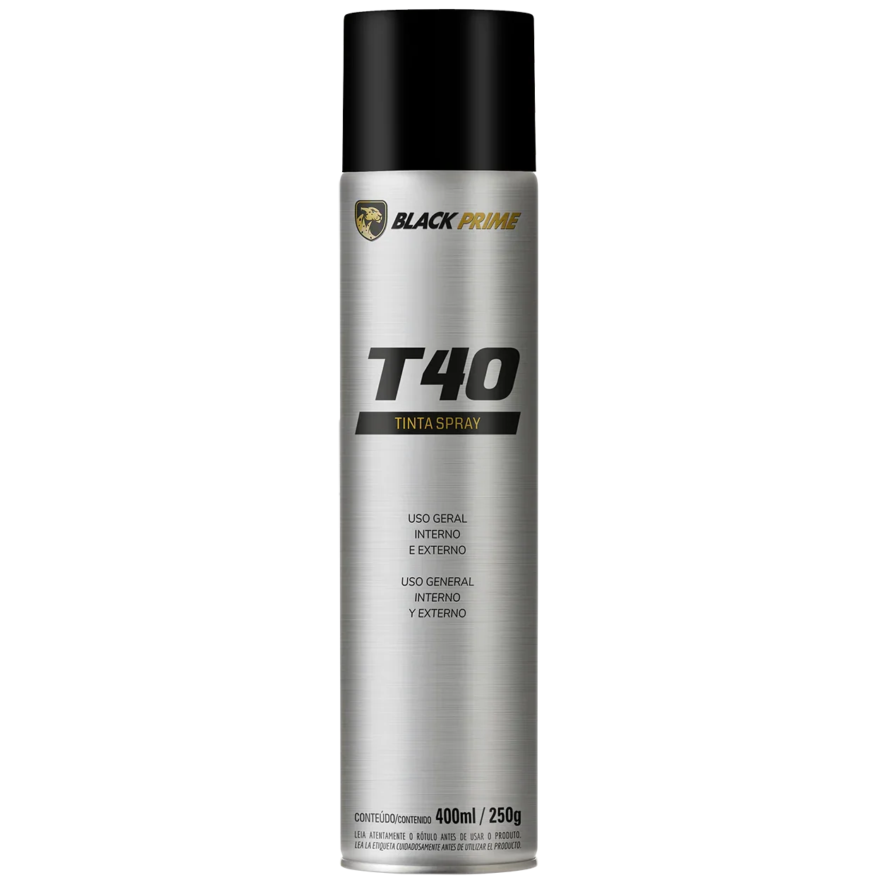 Tinta Spray Ug T40 Preto Fosco Black Prime 400ml