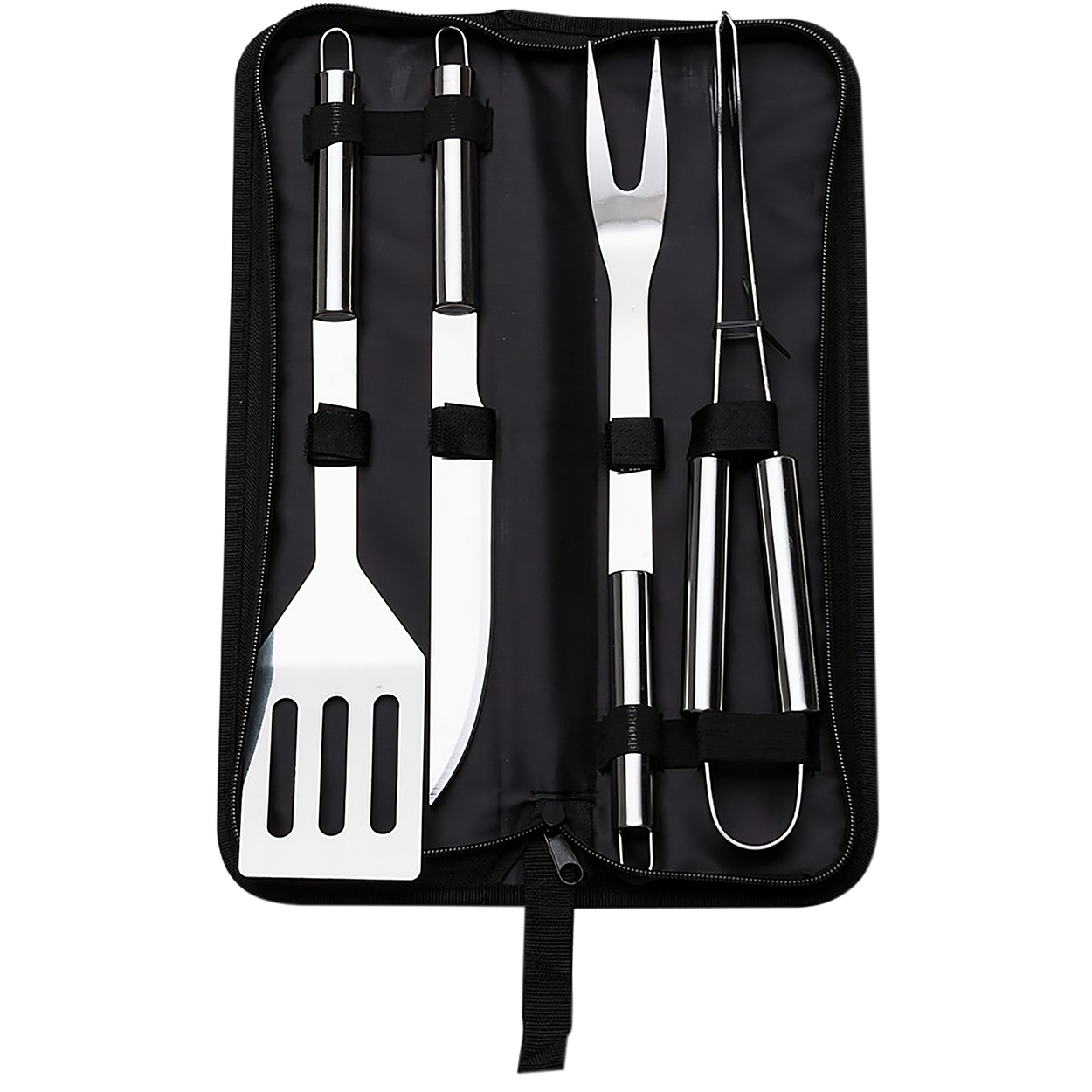 Kit Churrasco Estojo Nylon - 4 Pçs