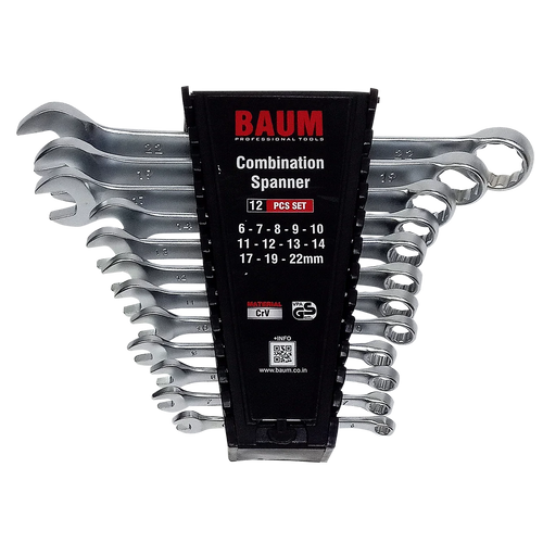 Kit Chave Combinada 12 Pcs Baum 6mm A 22mm