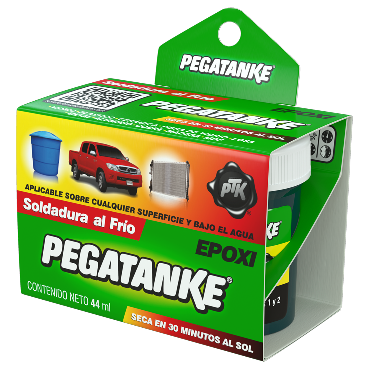 Adesivo Epoxi Pegatanke Preto 46,0g