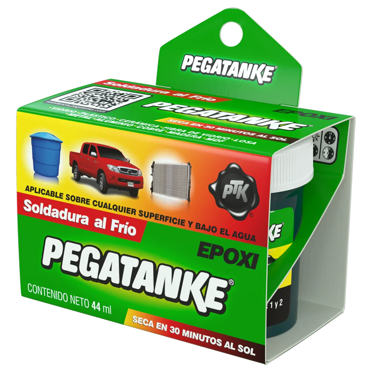 Adesivo Epoxi Pegatanke Preto 46,0g