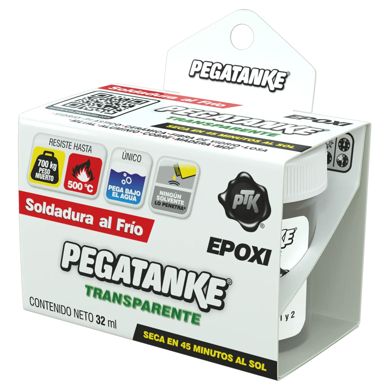 Adesivo Epoxi Pegatanke Transparente 35,8g